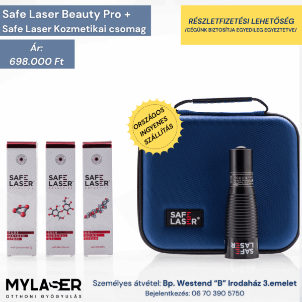 Safe Laser Beauty Pro + Kozmetikai csomag- Kamatmentes részletre