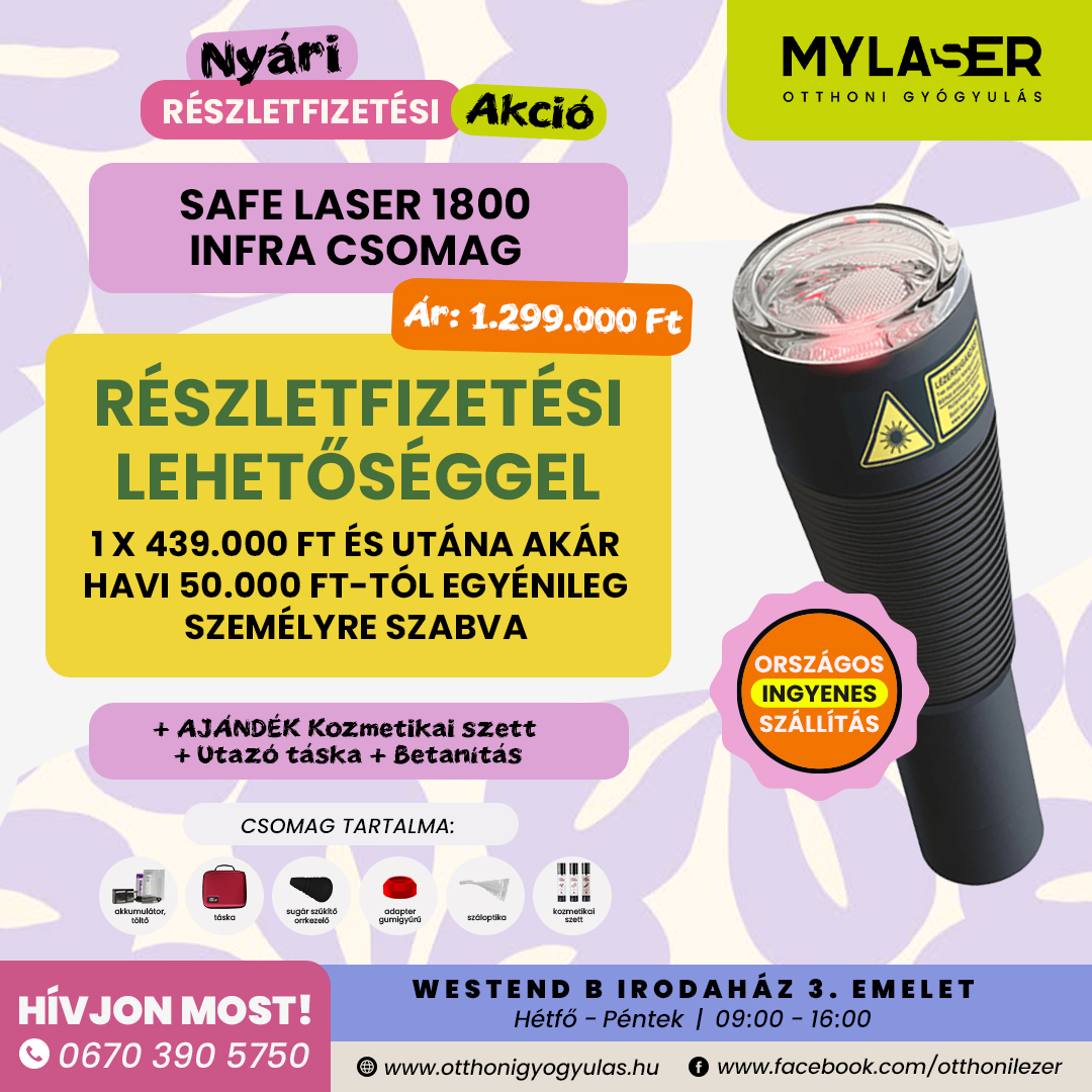 Safe Laser 1800 Infra csomag - Kamatmentes részletre!